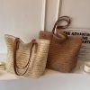Straw Woven Bag for Women Travel Outdoor Summer Large Capacity - Model: 1007105240148