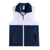 Loose Fit Color-Block Jacket for Spring Summer Casual Workwear - Model: 661495655255