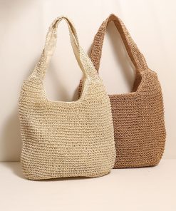 Straw Woven Bag for Women Outdoor Tote Crossbody - Model: 928004306232