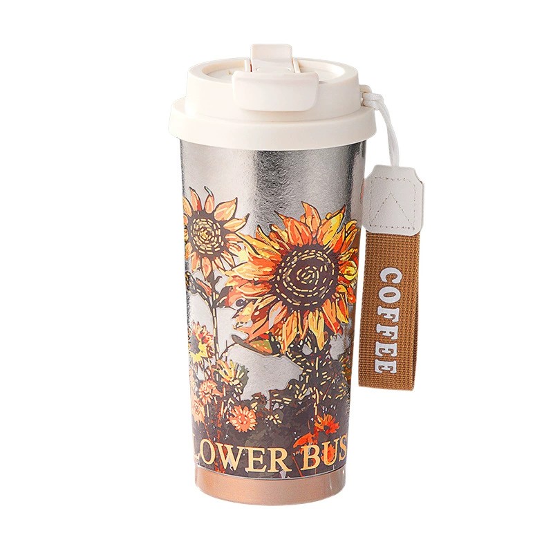 Titanium Travel Mug for Car Coffee and Cold Drinks, Leak-Proof - Model: 1011157906454 - 图片 5