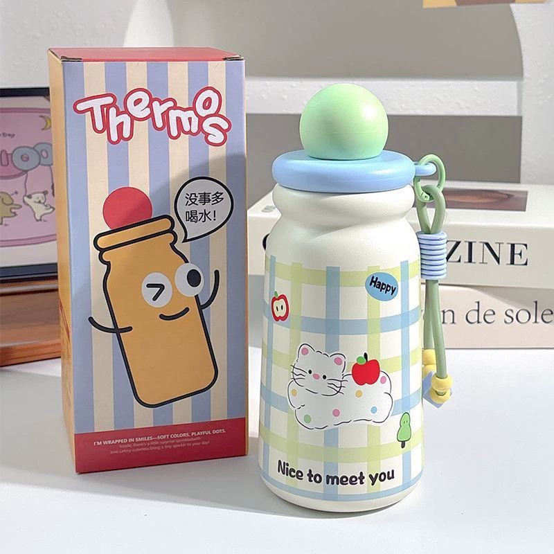 Insulated Water Bottle for School Kids with Cartoon Design - Model: 992644094418 - 图片 4
