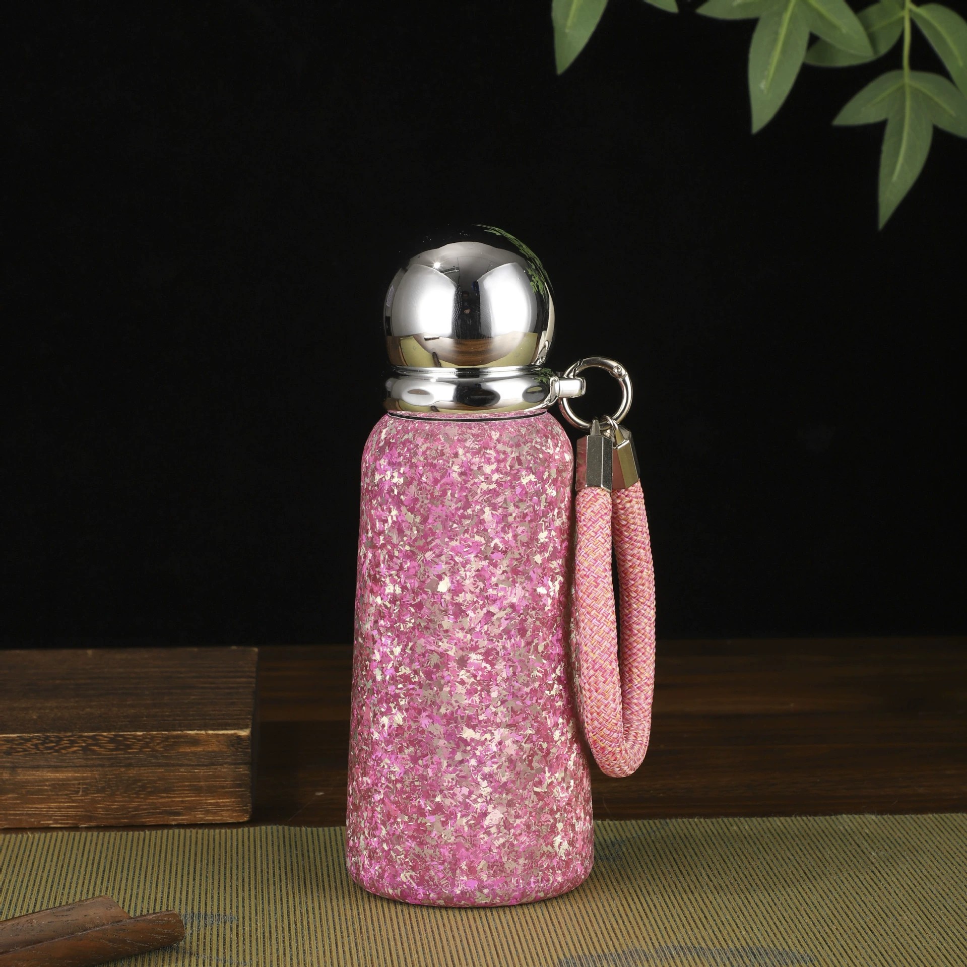Titanium Water Bottle for Women Business Gift with Floating Ball - Model: 1036110308799 - 图片 6