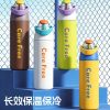 Insulated Sports Water Bottle with Straw for Gym Travel - Model: 1036028592192