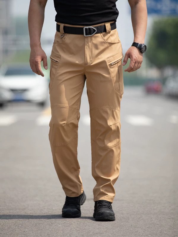 Men's Slight Stretch Camouflage Cargo Pants for Training and Outdoor - Model: 925444415826