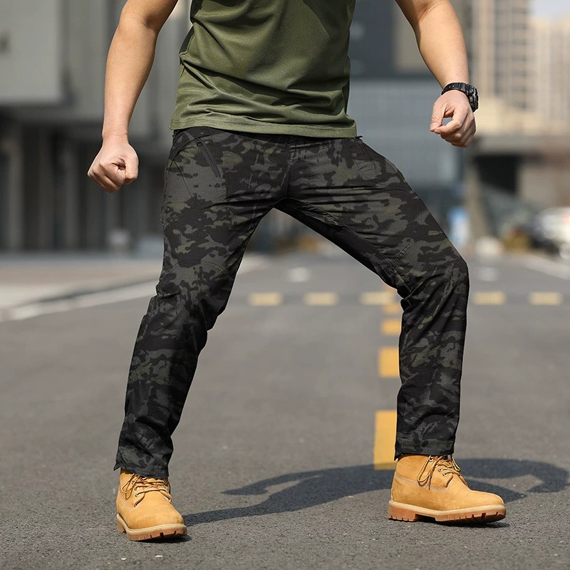 Waterproof Tactical Pants for Outdoor Training Work with Camo Print - Model: 645452843867 - 图片 7