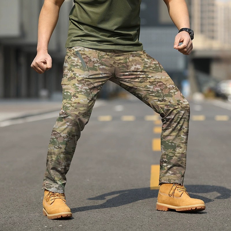 Waterproof Tactical Pants for Outdoor Training Work with Camo Print - Model: 645452843867 - 图片 8