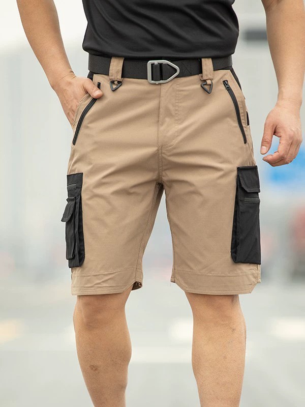 Summer Outdoor Hiking Shorts for Men with Stretch Cargo Pockets - Model: 1026527863530