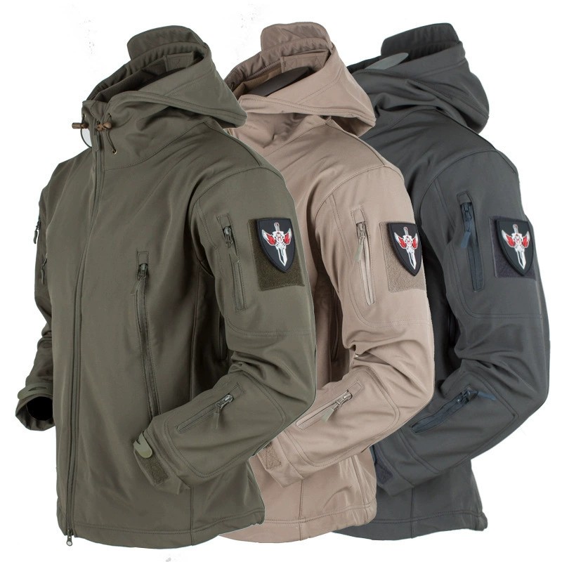3-in-1 Soft Shell Jacket for Autumn Winter Windproof Waterproof Warm - Model: 727878706766