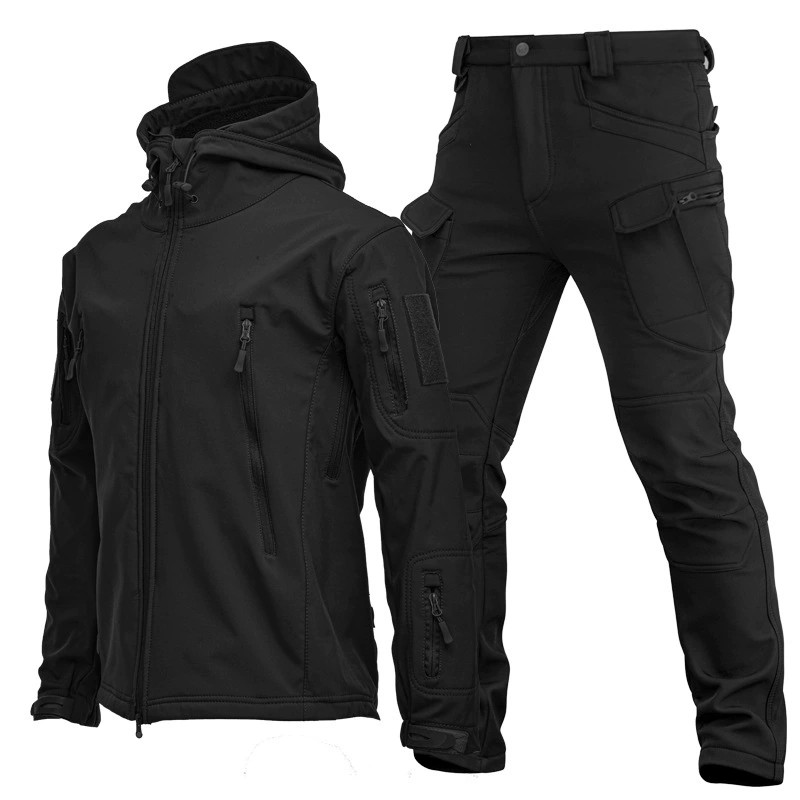 Outdoor Thermal Camouflage Suit for Cold Weather Hunting, with Fleece Lining - Model: 737396060825 - 图片 6