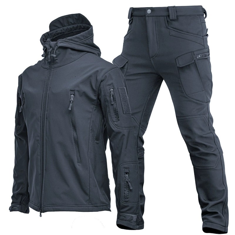 Outdoor Thermal Camouflage Suit for Cold Weather Hunting, with Fleece Lining - Model: 737396060825 - 图片 7