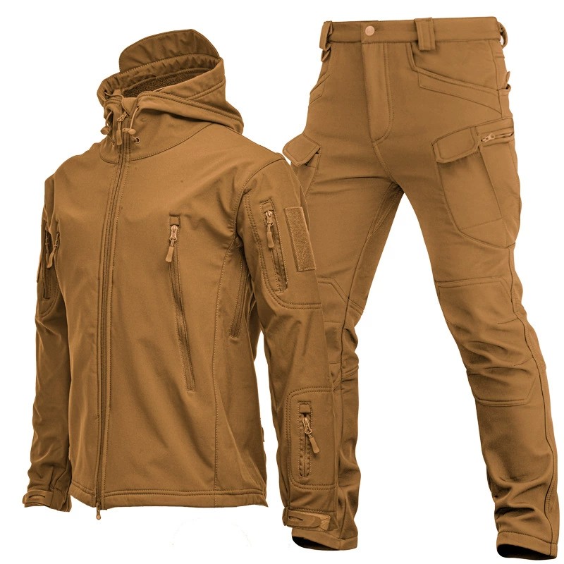 Outdoor Thermal Camouflage Suit for Cold Weather Hunting, with Fleece Lining - Model: 737396060825 - 图片 8
