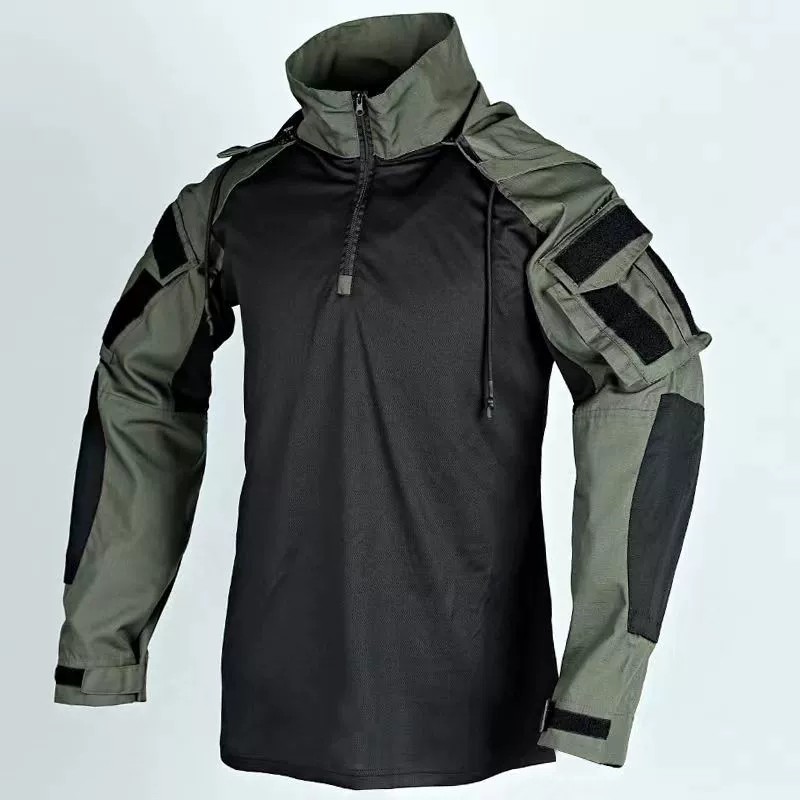 Outdoor Camo Shirt for Hiking and Tactical Use, Breathable - Model: 803540026542