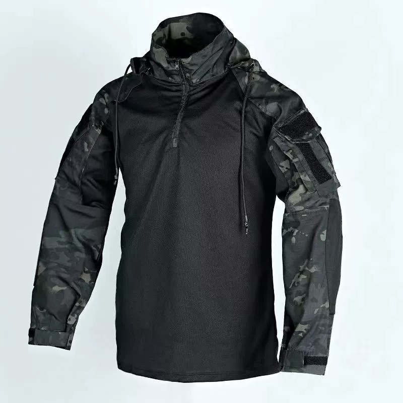 Outdoor Camo Shirt for Hiking and Tactical Use, Breathable - Model: 803540026542 - 图片 3