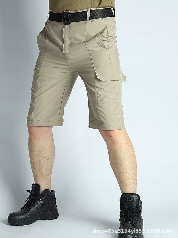 Outdoor Training Pants for Men with Convertible Shorts Quick-Dry - Model: 789303191123 - 图片 4