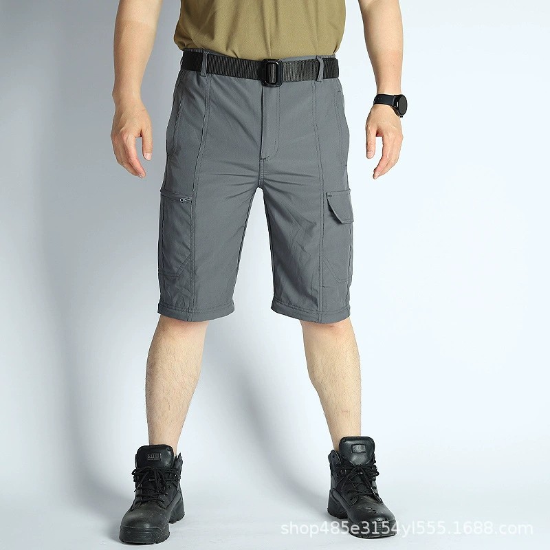Outdoor Training Pants for Men with Convertible Shorts Quick-Dry - Model: 789303191123 - 图片 7