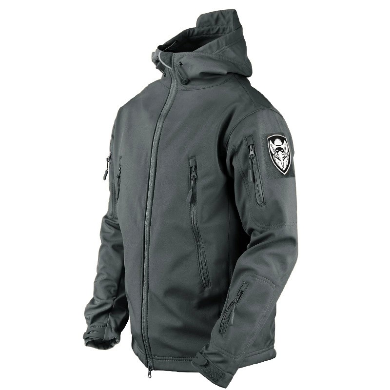 Men's Windproof Cycling Jacket with Fleece for Winter Mountaineering - Model: 670909634682 - 图片 3