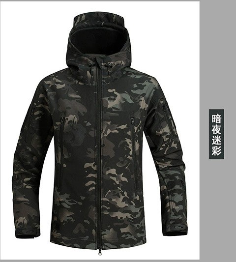 Men's Windproof Cycling Jacket with Fleece for Winter Mountaineering - Model: 670909634682 - 图片 6