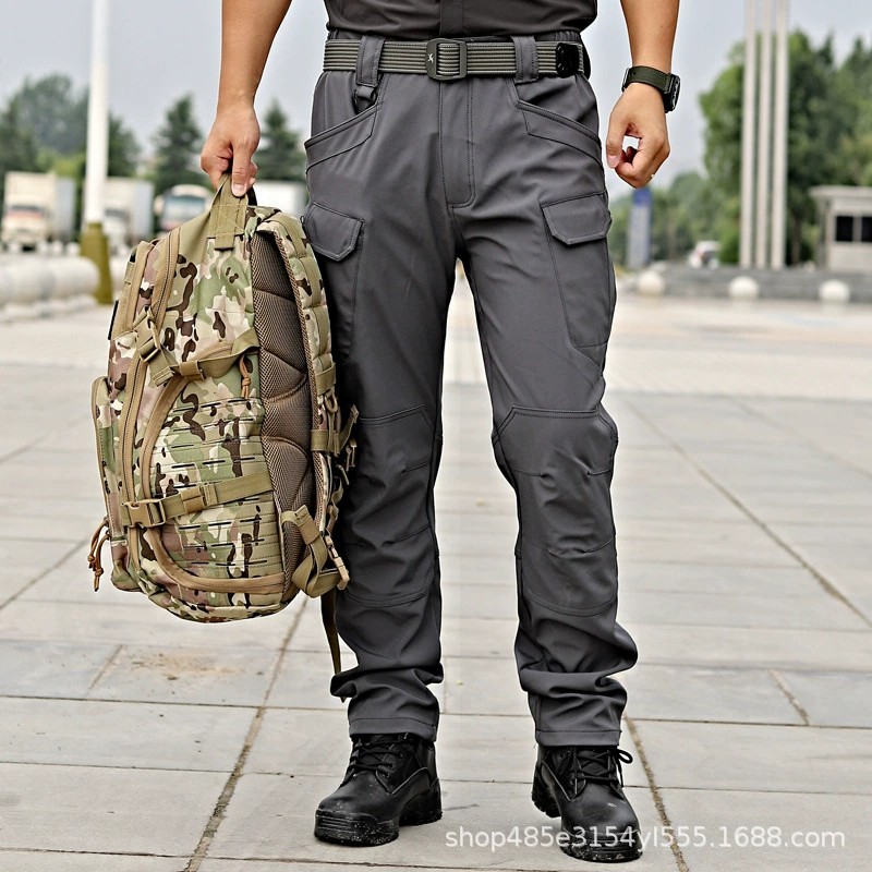 Outdoor Spring Autumn Camouflage Cargo Pants for Men Tactical Training - Model: 703366533299 - 图片 5