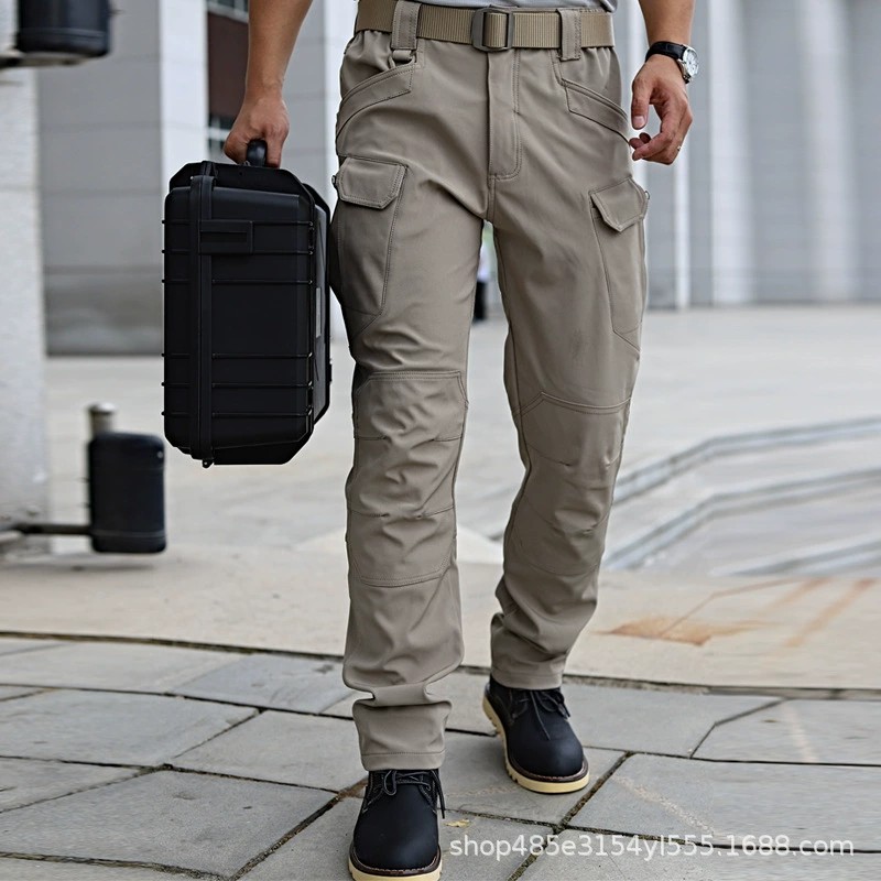Outdoor Spring Autumn Camouflage Cargo Pants for Men Tactical Training - Model: 703366533299 - 图片 7