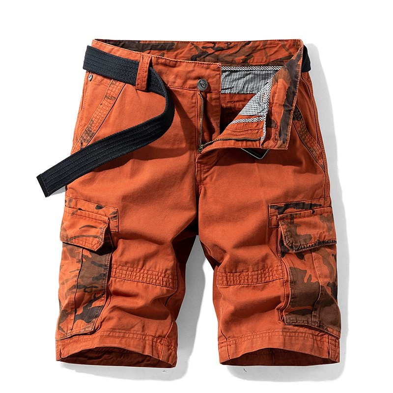Men's Cargo Shorts with Camouflage Print for Summer Outdoor - Model: 718168876119 - 图片 6