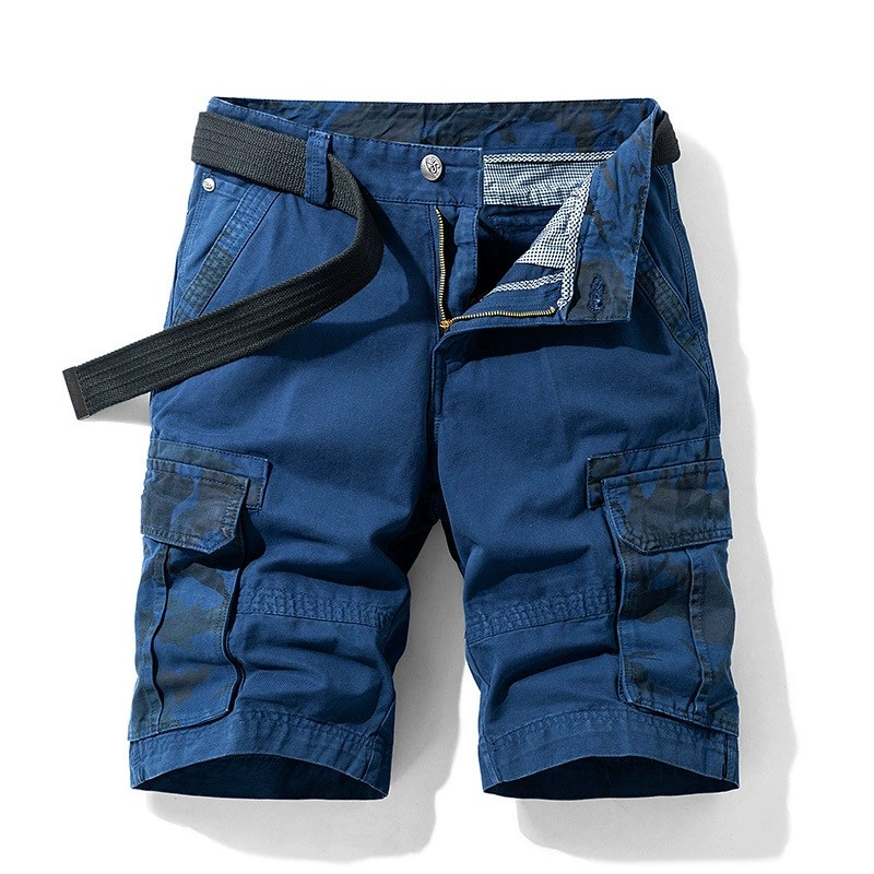 Men's Cargo Shorts with Camouflage Print for Summer Outdoor - Model: 718168876119 - 图片 7