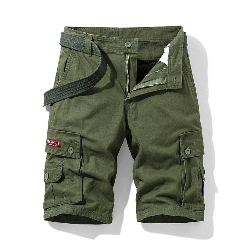 Men's Cargo Shorts with 6 Pockets for Travel and Outdoor Work - Model: 717226111818 - 图片 2