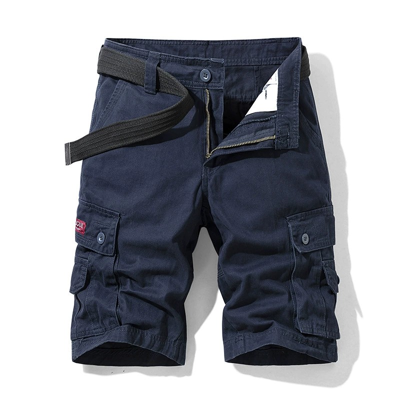 Men's Cargo Shorts with 6 Pockets for Travel and Outdoor Work - Model: 717226111818 - 图片 5