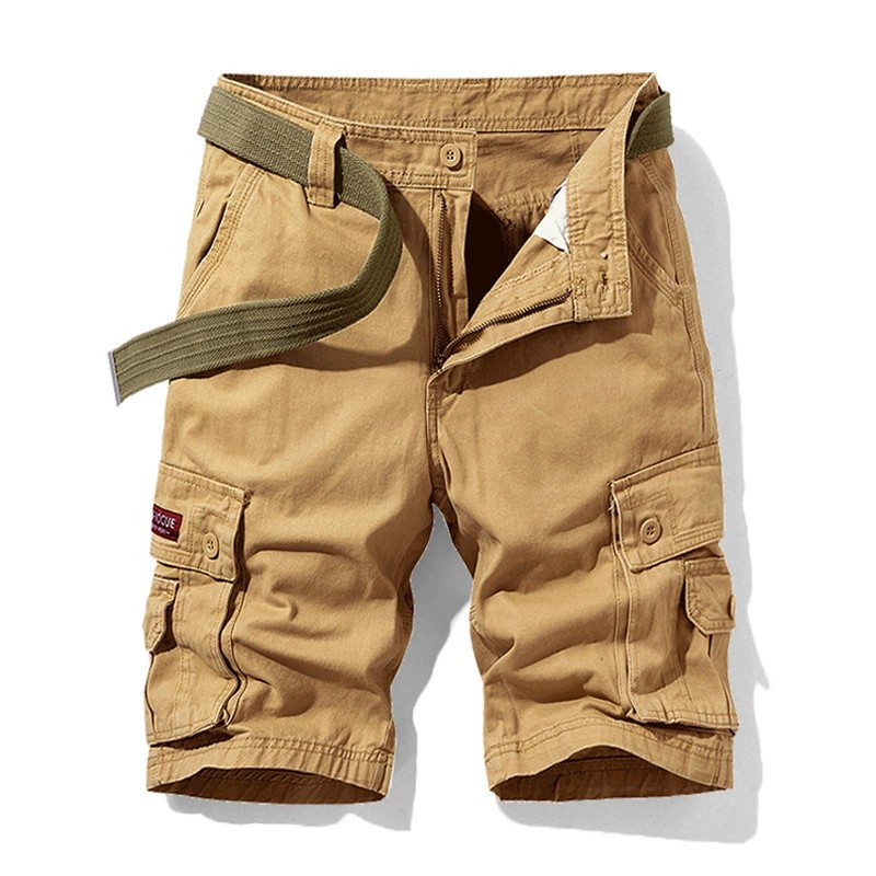 Men's Cargo Shorts with 6 Pockets for Travel and Outdoor Work - Model: 717226111818 - 图片 7