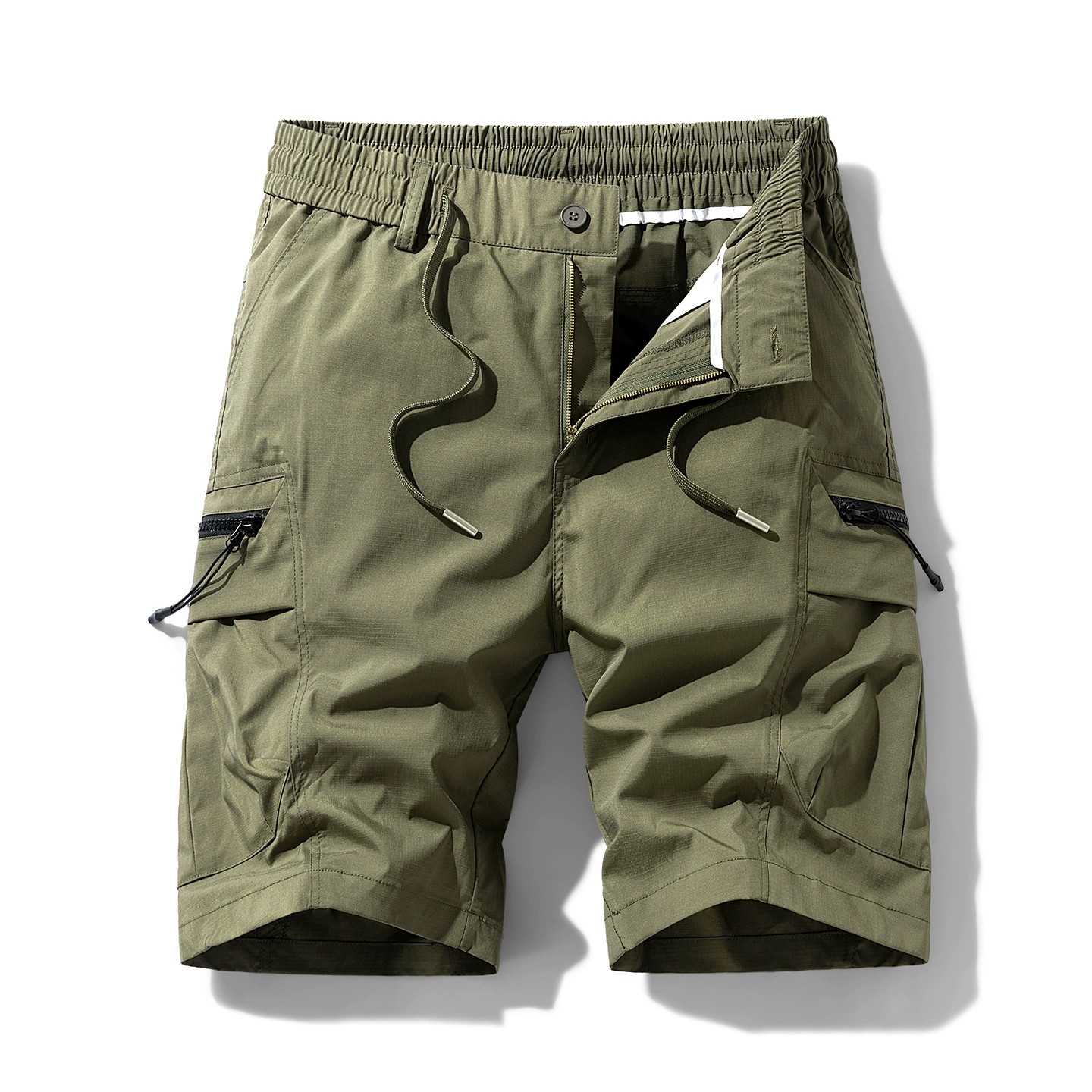 Men's Multi-Pocket Cargo Shorts for Outdoor Work & Travel - Model: 935108995844