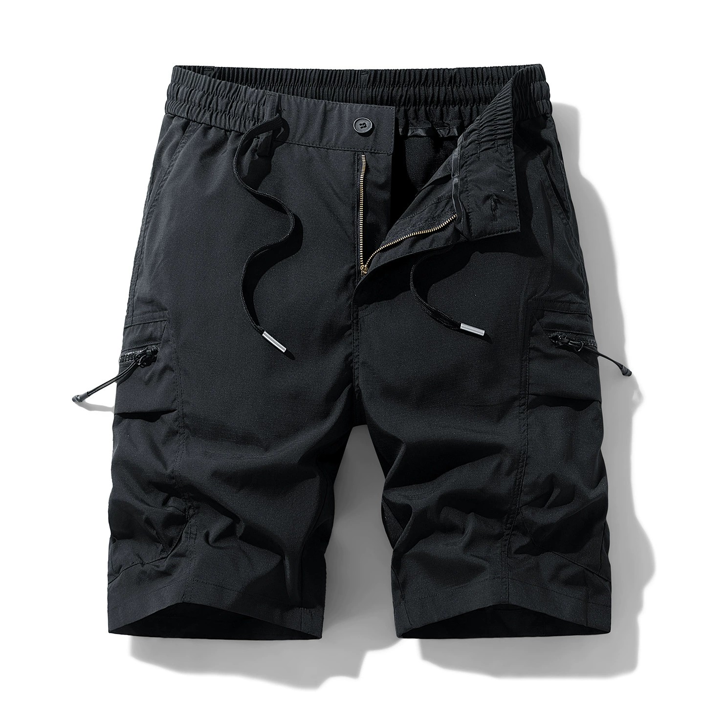 Men's Multi-Pocket Cargo Shorts for Outdoor Work & Travel - Model: 935108995844 - 图片 2