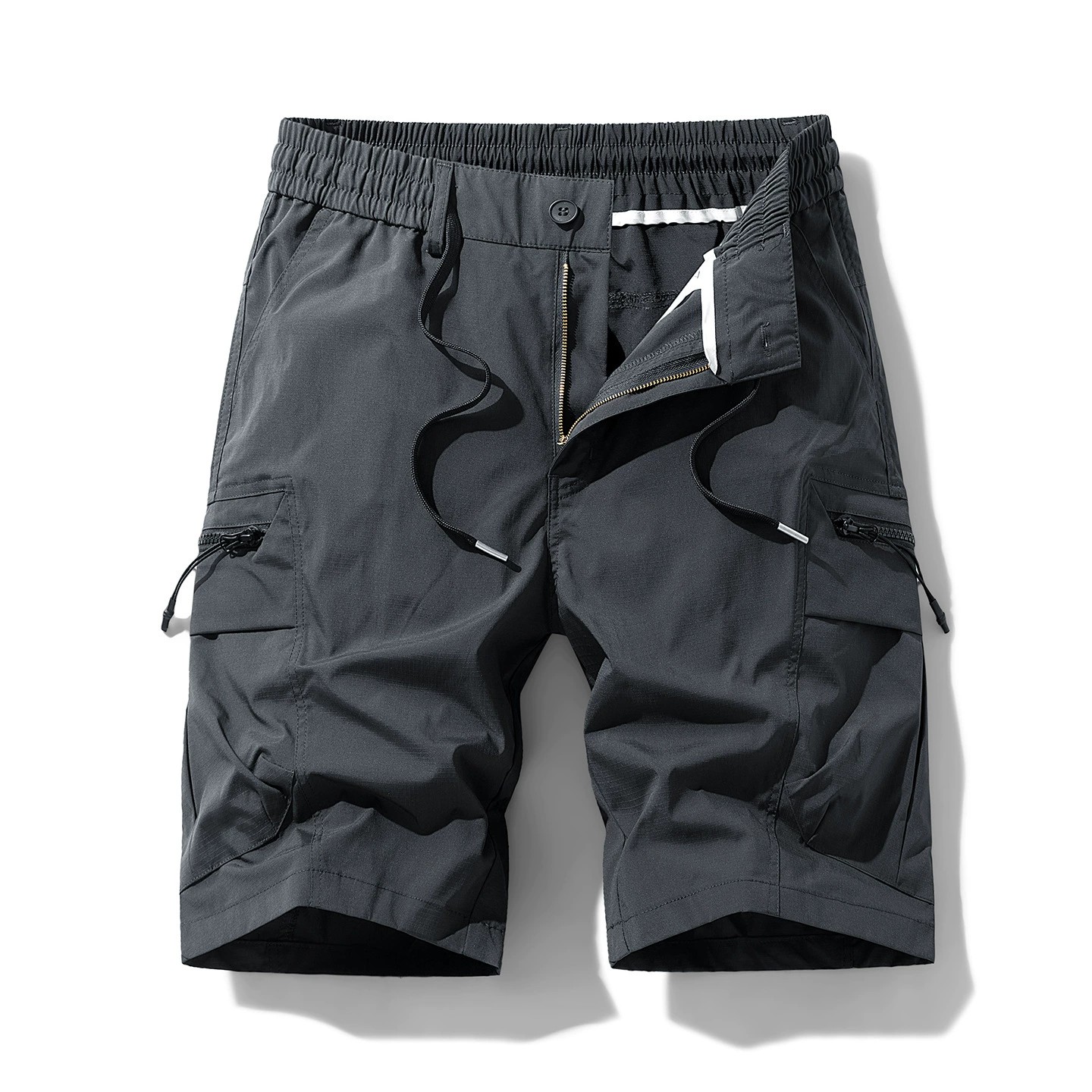 Men's Multi-Pocket Cargo Shorts for Outdoor Work & Travel - Model: 935108995844 - 图片 3