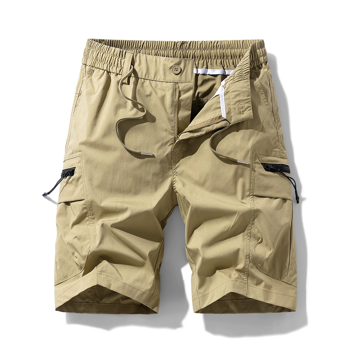Men's Multi-Pocket Cargo Shorts for Outdoor Work & Travel - Model: 935108995844 - 图片 4