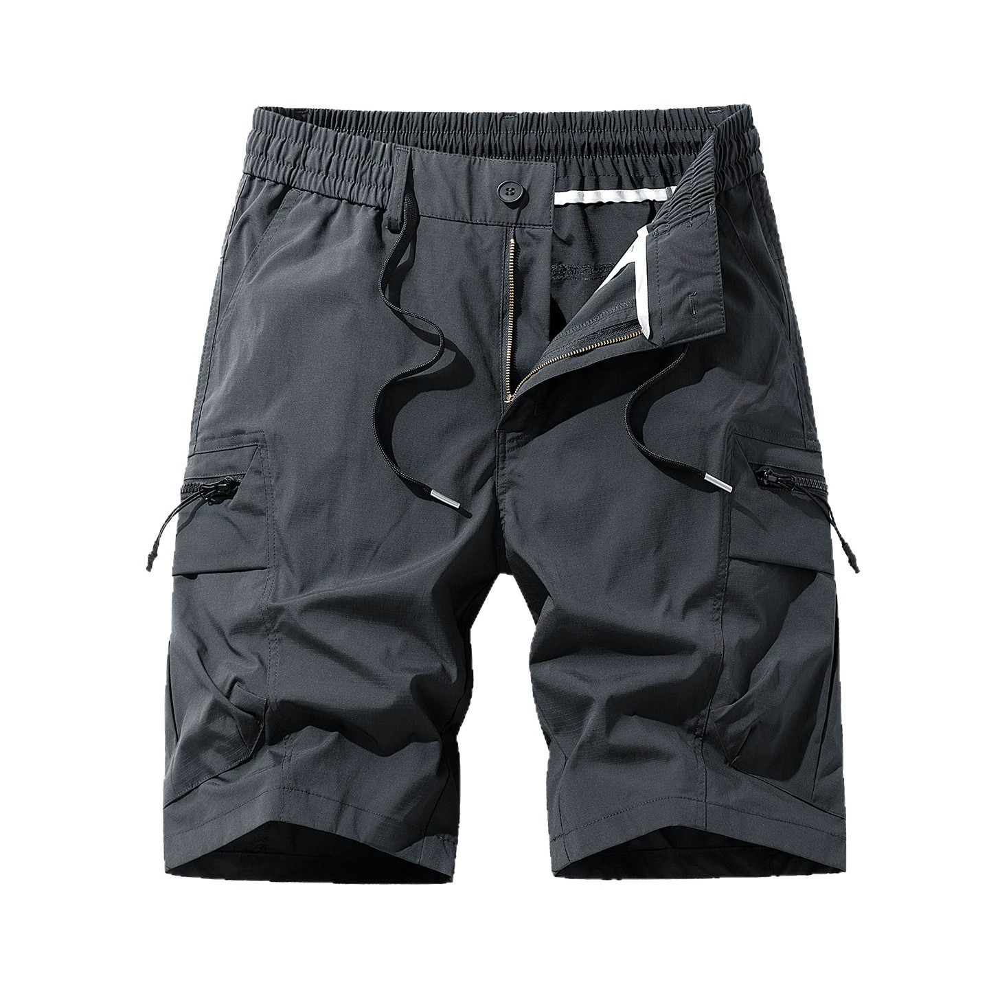 Men's Multi-Pocket Cargo Shorts for Outdoor Work & Travel - Model: 935108995844 - 图片 5