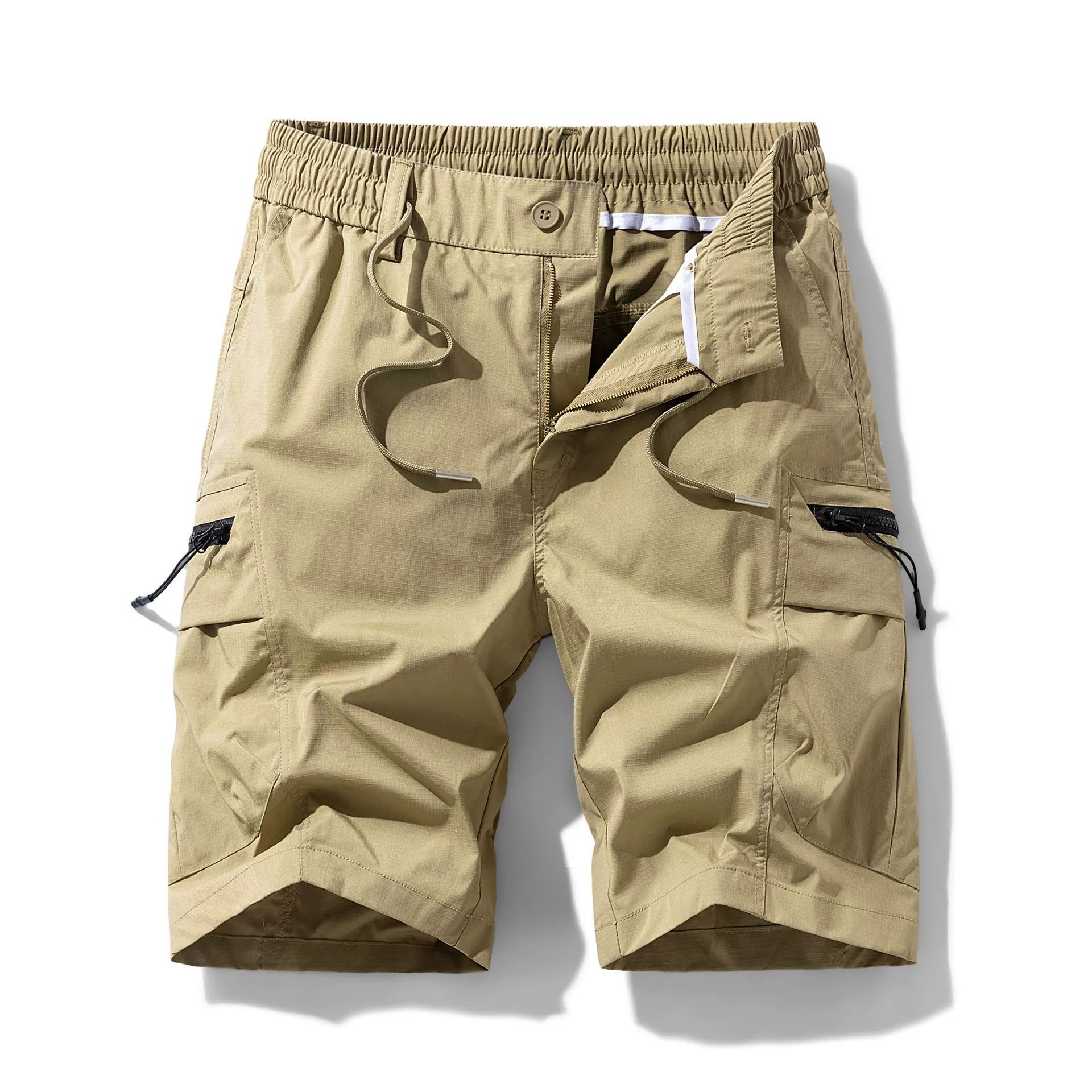 Men's Multi-Pocket Cargo Shorts for Outdoor Work & Travel - Model: 935108995844 - 图片 6