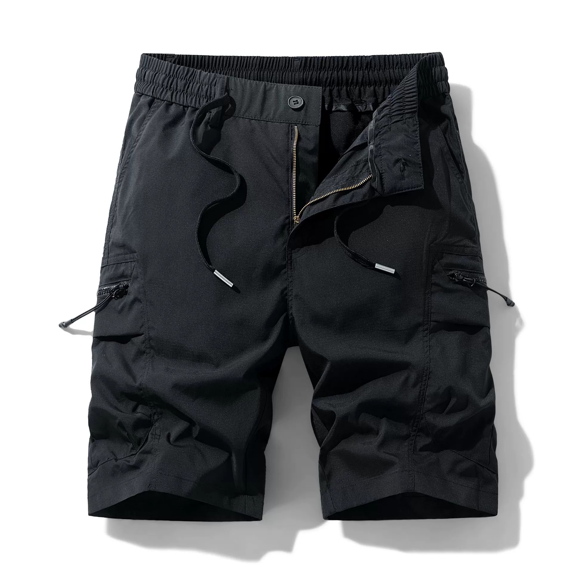 Men's Multi-Pocket Cargo Shorts for Outdoor Work & Travel - Model: 935108995844 - 图片 8