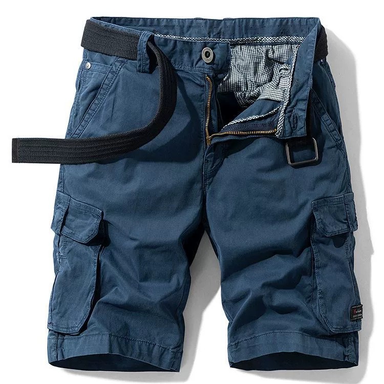 Men's Multi-Pocket Cargo Shorts for Travel and Outdoor Work - Model: 718588350363 - 图片 6