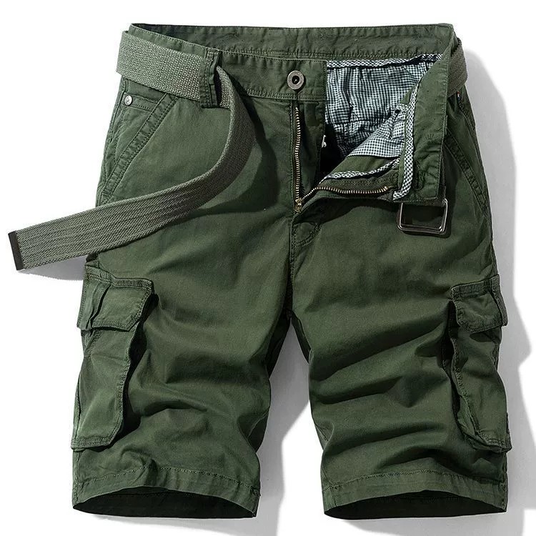 Men's Multi-Pocket Cargo Shorts for Travel and Outdoor Work - Model: 718588350363 - 图片 7