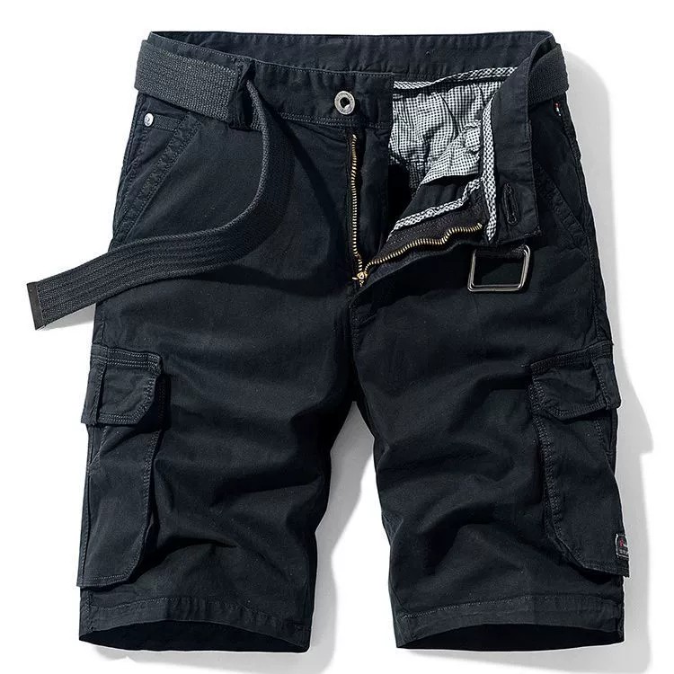 Men's Multi-Pocket Cargo Shorts for Travel and Outdoor Work - Model: 718588350363 - 图片 9