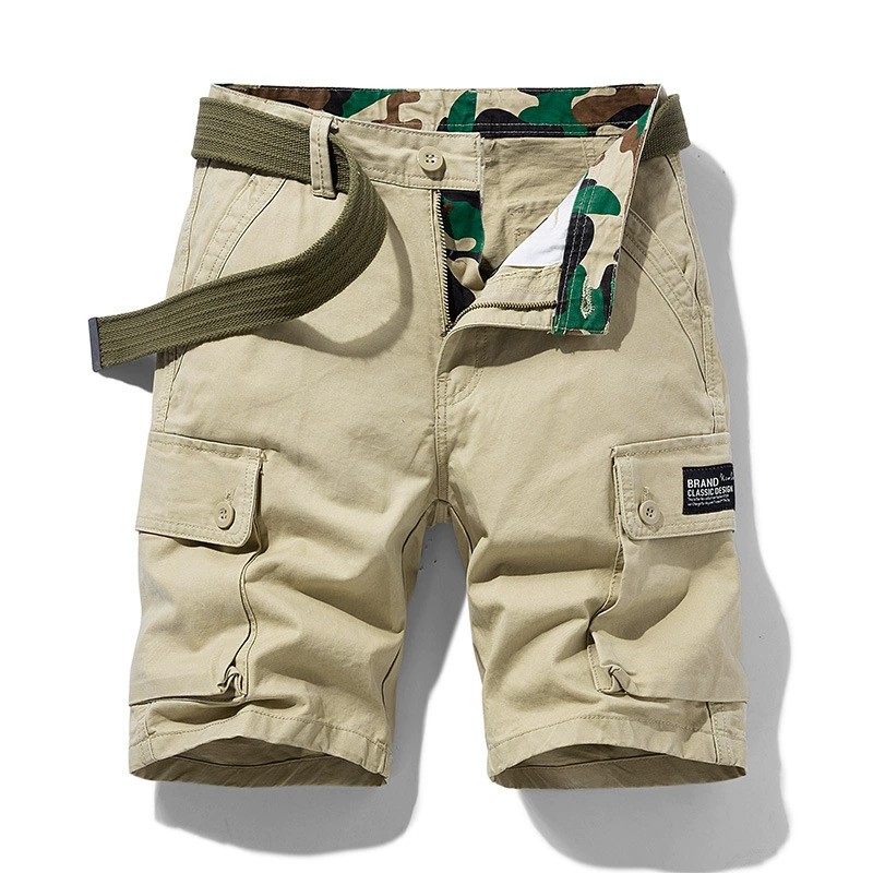 Men's Cargo Shorts for Summer Hiking with 5-Pocket - Model: 720461878717