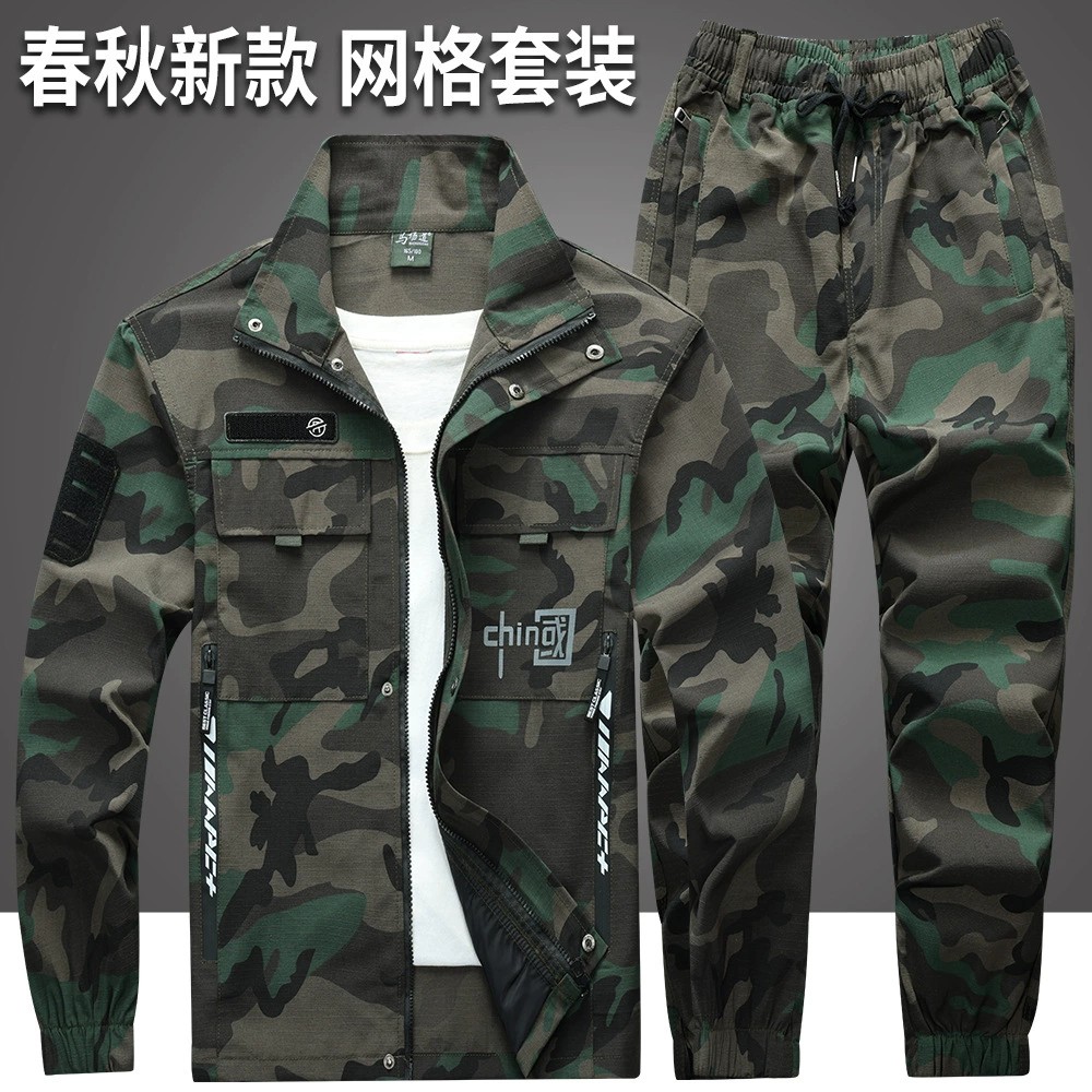 Outdoor Construction Workwear Jacket with Abrasion-Resistant Fabric for Men - Model: 925388994110