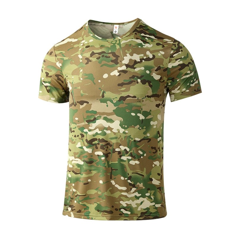 Camouflage Workwear T-Shirt and Vest Set for Summer Labor Protection - Model: 1031793409506 - 图片 5