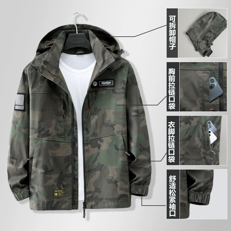 Outdoor Welding Jacket with Anti-Static Fabric for Labor Protection - Model: 926245537314 - 图片 3
