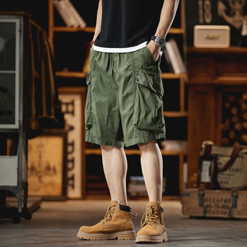Men's Casual Retro Shorts for Summer Work and Outdoor - Model: 797132237762 - 图片 3