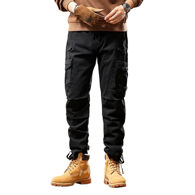 Cargo Pants for Streetwear with Multi-Pocket Utility - Model: 740316387460 - 图片 5