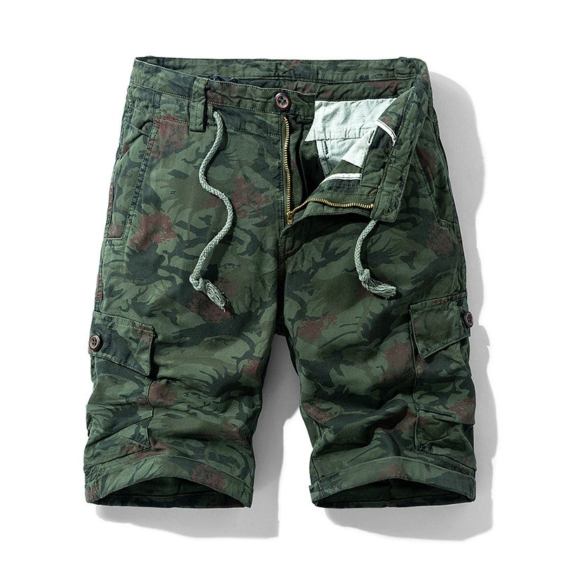 Men's Camouflage Cargo Shorts for Summer Outdoor Hiking - Model: 638848768302 - 图片 3