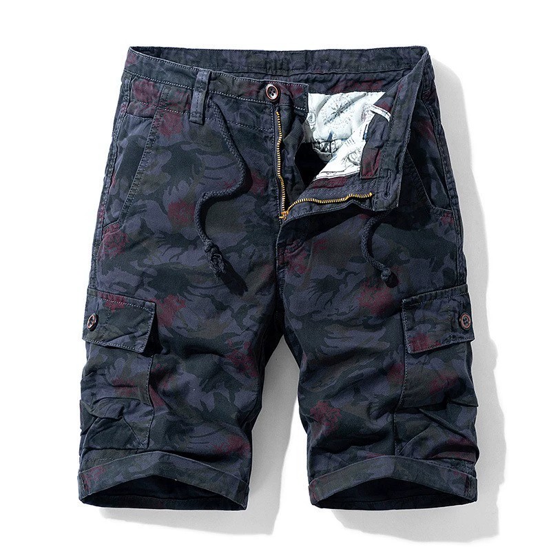 Men's Camouflage Cargo Shorts for Summer Outdoor Hiking - Model: 638848768302 - 图片 4