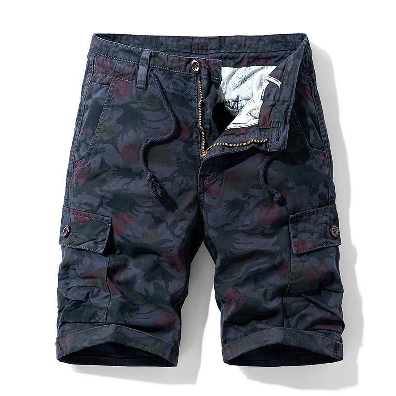 Men's Camouflage Cargo Shorts for Summer Outdoor Hiking - Model: 638848768302 - 图片 5