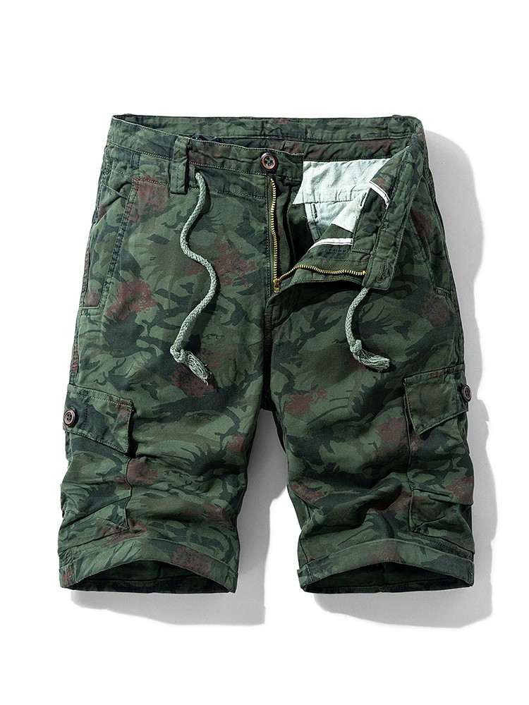 Men's Camouflage Cargo Shorts for Summer Outdoor Hiking - Model: 638848768302 - 图片 7