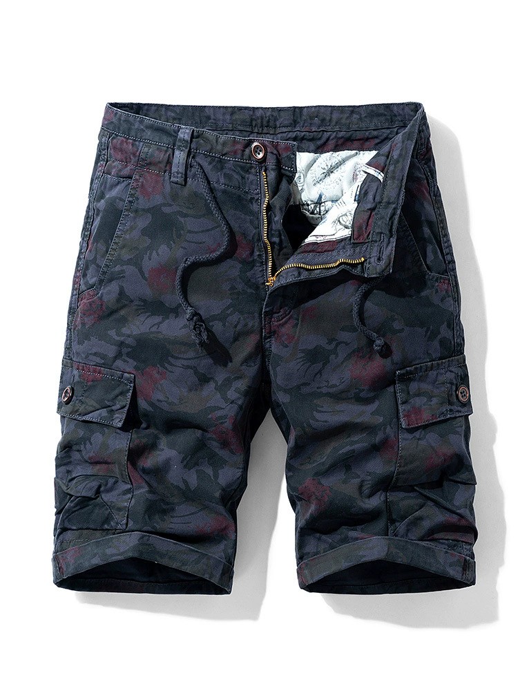 Men's Camouflage Cargo Shorts for Summer Outdoor Hiking - Model: 638848768302 - 图片 8