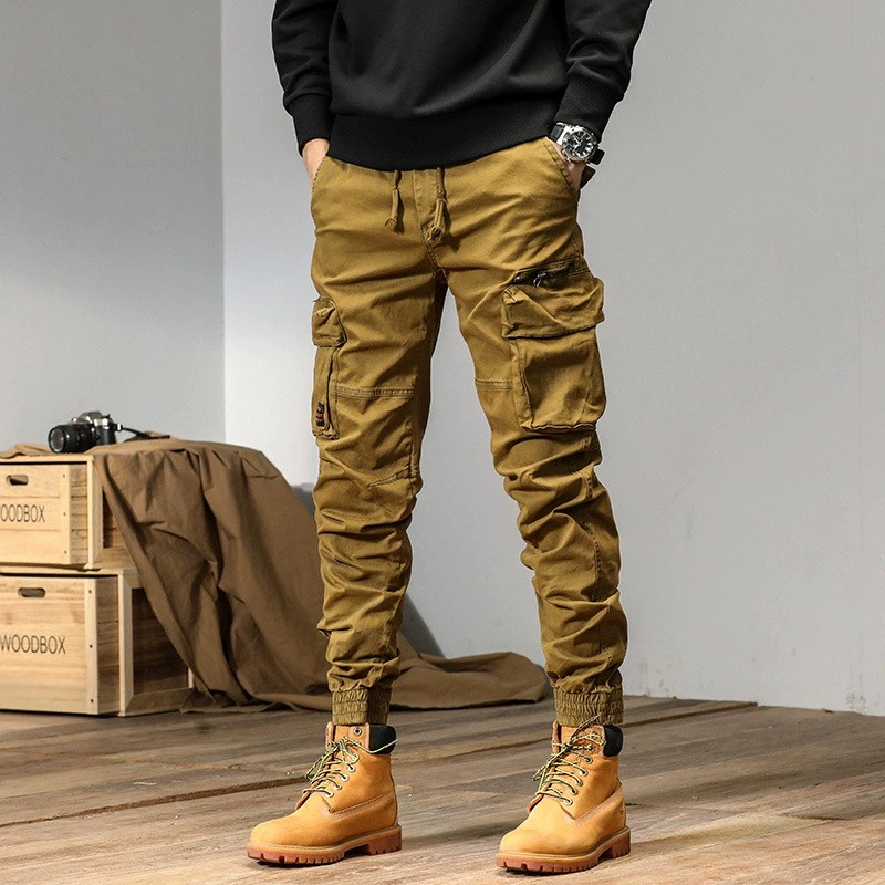 Men's Cargo Pants for Outdoor Work and Casual Wear - Model: 728916946409